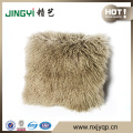 2016 Genuine Mongolian lamb Sheepskin fur Cushion Cover Gradient Color
